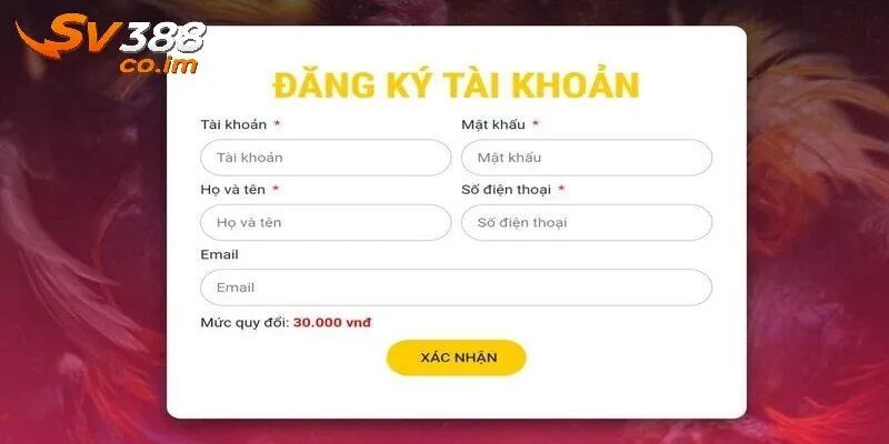 huong dan dang ky sv388 tren dien thoai va may tinh Hướng dẫn đăng ký SV388 trên điện thoại và máy tính